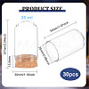 BENECREAT 30Pcs Glass Dome Cloche Cover AJEW-BC0002-14A-2