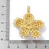Rack Plating Brass Pendants KK-G515-36G-3