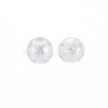 Transparent Crackle Acrylic Beads MACR-S373-66-L06-2