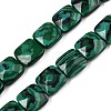 Synthetic Malachite Beads Strands G-T138-162-4