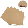 Corrugated Cardboard Sheets Pads AJEW-WH0171-13A-2