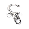 316 Stainless Swivel Eye Snap Shackle Quick Release Bail STAS-WH0025-17B-3
