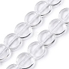 Transparent Glass Beads Strands GLAA-N001-59-1