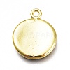 Brass Enamel Pendants KK-H103-02G-G-2