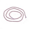 Transparent Glass Beads Strands GLAA-F094-A07-2