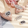 4Pcs 2 Style Alloy Shoe Buckle Clips FIND-NB0003-81-4