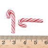 Christmas Candy Cane Handmade Polymer Clay Beads CLAY-P005-03B-02-3