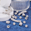 Cheriswelry Handmade Polymer Clay Rhinestone Beads RB-CW0001-02-3