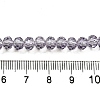 Transparent Baking Paint Glass Beads X1-DGLA-A034-T6mm-D07-4
