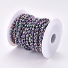 PVD Vacuum Plating 304 Stainless Steel Ball Chains CHS-F009-01F-M-4