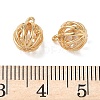 Brass Micro Pave Clear Cubic Zirconia Pendants KK-D261-01G-08-3