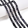 Natural Iolite Beads Strands G-N342-112A-4