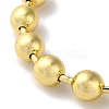 Rack Plating Brass Ball Chain Necklaces for Women NJEW-G102-01E-G-2