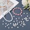 2Strands Crackle Glass Beads Strands GLAA-LT0001-01C-3
