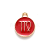 Alloy Enamel Pendants ENAM-S124-01B-07B-2