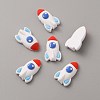 Space Theme Opaque Resin Cabochons CRES-WH0001-51-1