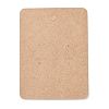 Blank Kraft Paper Jewlery Display Cards X1-CDIS-G005-11-2