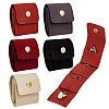 5Pcs 5 Colors Portable Travel Microfiber Leather Jewelry Rolls ABAG-PH0001-99-1