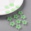 Frosted Acrylic Bead Caps MACR-S371-08A-733-6