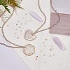 1040Pcs 26 Style Brass Cabochons MRMJ-OC0002-99-6