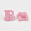 Acrylic Shank Buttons X-BUTT-E029-08-2