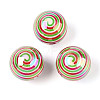Printed Opaque Acrylic Beads MACR-T048-05E-1