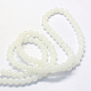 Baking Paint Imitation Jade Glass Round Bead Strands DGLA-Q021-10mm-01-3