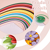 Flower/Bird Pattern Cardboard DIY Paper Quilling Tools Drawings Sample Cards DIY-GA0006-36-3