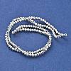 Electroplate Glass Beads Strands EGLA-D030-15A-06-4