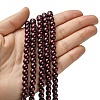 Eco-Friendly Grade A Glass Pearl Beads HY-J002-6mm-HX087-4