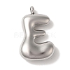 Non-Tarnish 304 Stainless Steel Pendants STAS-M017-08P-05-1