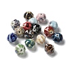 Vintage Porcelain Pumpkin Beads PORC-L080-A-1