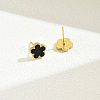 Elegant Vintage Floral 201 Stainless Steel Stud Earrings for Women FR2099-4-1