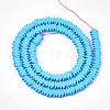 Spray Painted Non-magnetic Synthetic Hematite Beads Strands G-T116-13-03-2