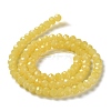 Baking Paint Imitation Jade Glass Bead Strands DGLA-A034-J10mm-A-5