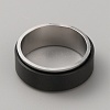 304 Stainless Steel Plain Rotating Finger Ring RJEW-WH0011-10D-EB-2