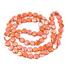 Electroplate Opaque Solid Color Glass Beads Strands EGLA-N002-27-B02-2
