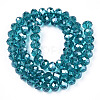 Electroplate Glass Beads Strands EGLA-A034-T4mm-A33-3