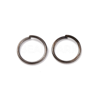 Brass Saw Cut Open Jump Rings KK-G514-01L-B-1