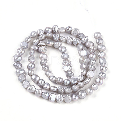 Natural Cultured Freshwater Pearl Beads Strands PEAR-N014-03I-1