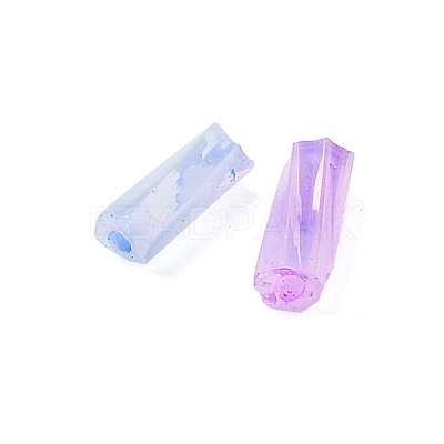 370Pcs 10G Glass Twist Bugle Beads GLAA-V001-03-1