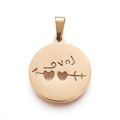 304 Stainless Steel Pendants STAS-P234-12G-1