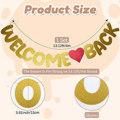 Paper Welcome Back Matter Banner DIY-WH20001-89D-1