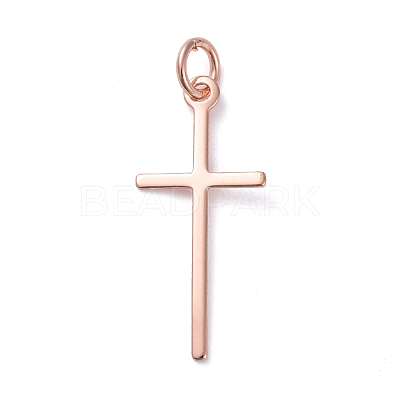 Brass Pendants ZIRC-G160-31RG-1
