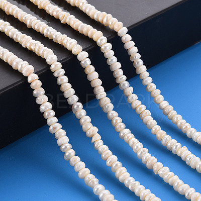 Natural Cultured Freshwater Pearl Beads Strands X-PEAR-N010-005-1