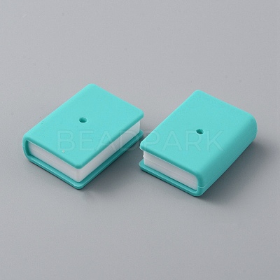Book Shape Silicone Beads LS-SIL-WH0002-93I-1