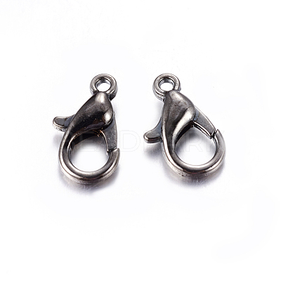 Zinc Alloy Lobster Claw Clasps X-E106-B-NF-1