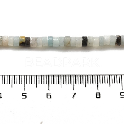 Natural Flower Amzonite Beads Strands G-H230-52-1