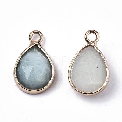 Natural Amazonite Charms G-N326-50E-1
