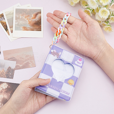 1Pc PVC Card Storage Albums AJEW-GF0004-33C-1